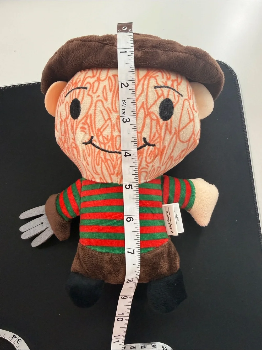 Nightmare On Elm Street Plush Toy Freddy Krueger Squeaky Dog NWOT 9”